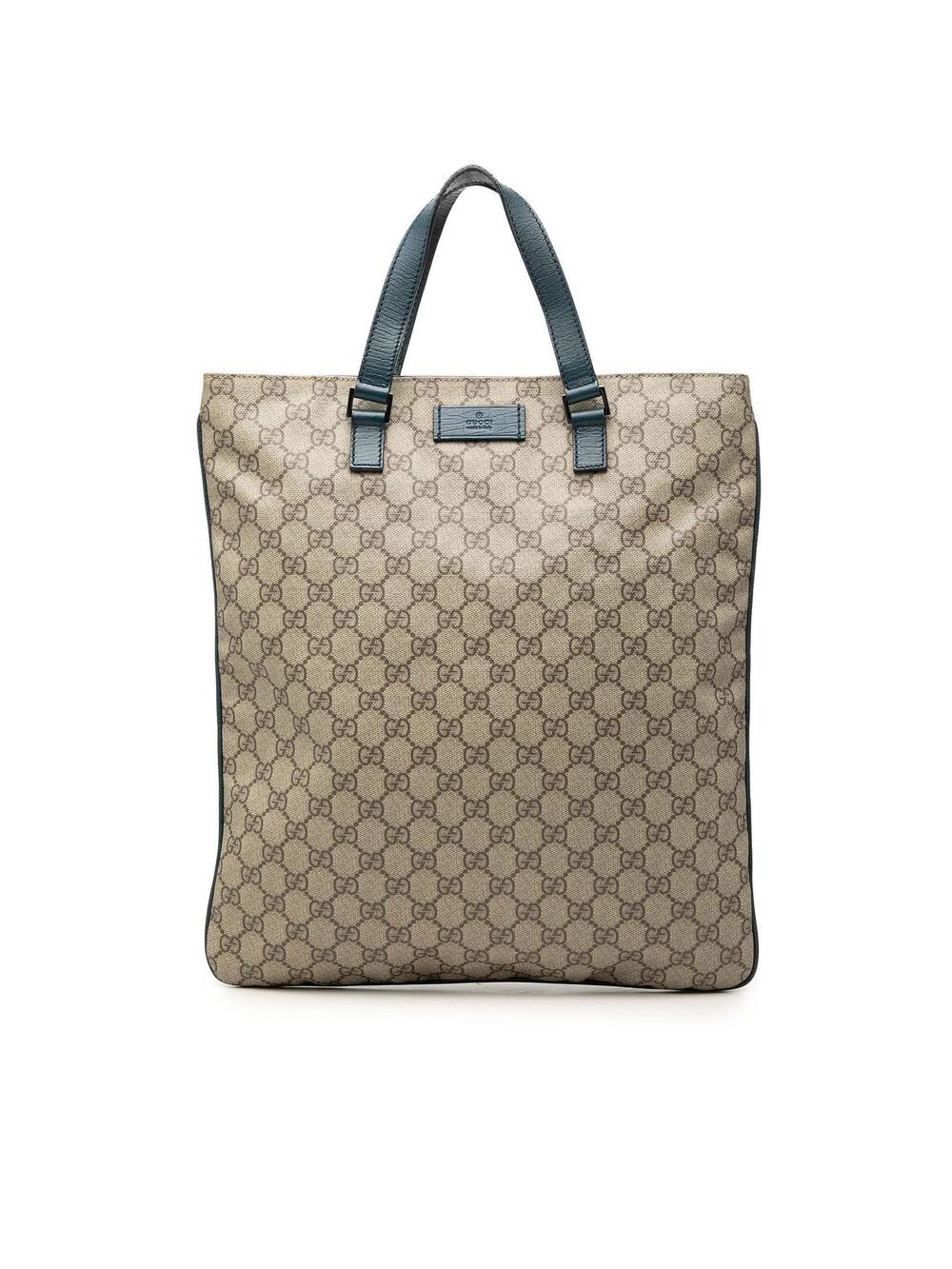 Gucci Gg Supreme Tote Pre-Loved Beige #362456G54B